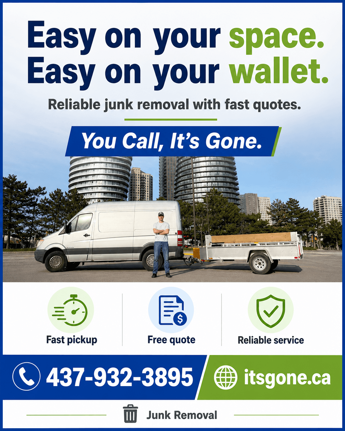 itsgone.ca flyer: Comercal