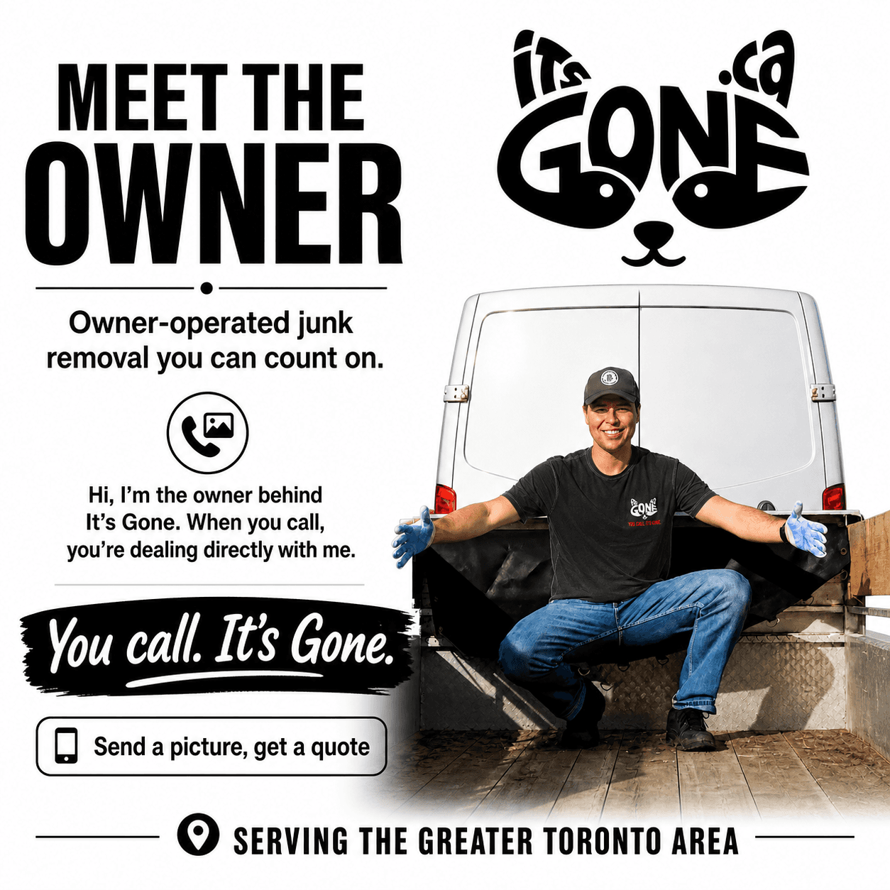 itsgone.ca flyer: Owner