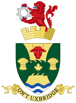 Coat of arms of Uxbridge, Canada.svg service area logo